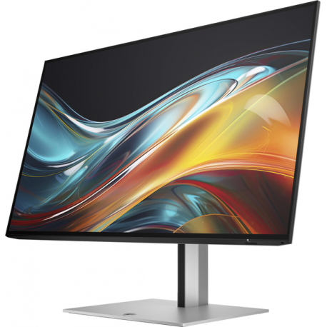 HP 724pf - Series 7 Pro - LED monitor - 23.8" - 1920 x 1080 Full HD (1080p) @ 100 Hz - IPS - 300 cd / m² - 1500:1 - 5 ms - HDMI, DisplayPort - black, silver - 8