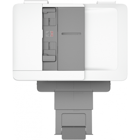 HP Officejet Pro 9730e Wide Format All-in-One - Multifunction printer - colour - ink-jet - A3 / Ledger (297 x 432 mm) (original) - A3 (media) - up to 18 ppm (copying) - up to 22 ppm (printing) - 250 sheets - USB 2.0, LAN, USB 2.0 host, Wi-Fi(ac), Bluetooth - cement - 15