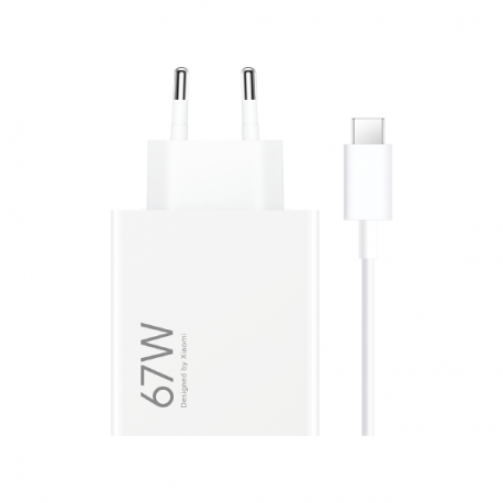 Xiaomi - Power adapter - 67 Watt - 6.2 A - Hypercharge (USB) - 0