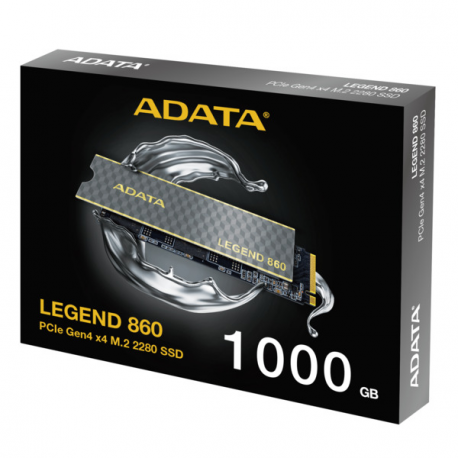 ADATA Legend 860 - SSD - 1000 GB - internal - M.2 2280 - PCIe 4.0 x4 (NVMe) - integrated heatsink - 6