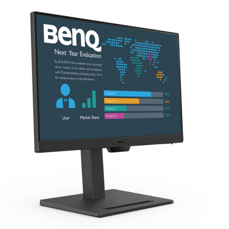 BenQ BL2490T - Business - LED monitor - 23.8" - 1920 x 1080 Full HD (1080p) @ 100 Hz - IPS - 250 cd/m² - 1300:1 - 5 ms - 2xHDMI, DisplayPort - speakers - 2
