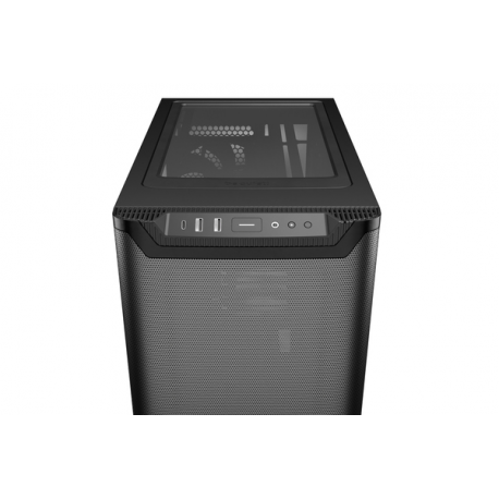 be quiet! Pure Base 501 Airflow - Midi-tower - ATX - no power supply (ATX / PS/2) - black - USB/Audio - 5