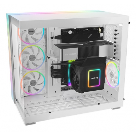 be quiet! Light Base 900 FX - FT - extended ATX - windowed side panel (glass) - no power supply (ATX / PS/2) - white - USB/Audio - 2