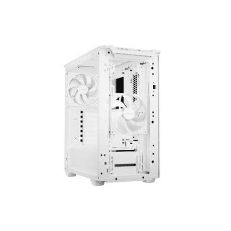 be quiet! Pure Base 501 Airflow Window - Midi-tower - ATX - windowed side panel (tempered glass) - no power supply (ATX / PS/2) - white - USB/Audio - 9