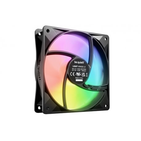 be quiet! Light Wings LX - Case fan - PWM - 120 mm - black - 2