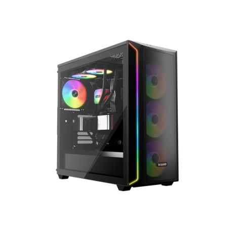 be quiet! Light Wings LX - Case fan - PWM - 140 mm - black (pack of 3) - 2