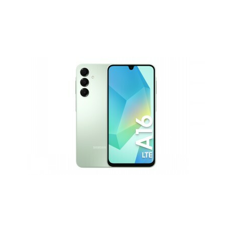 Samsung Galaxy A16 - 4G smartphone - dual-SIM - RAM 4 GB / Internal Memory 128 GB - microSD slot - OLED display - 6.7" - 2340 x 1080 pixels (90 Hz) - 3x rear cameras 50 MP, 5 MP, 2 MP - front camera 13 MP - light green - 0