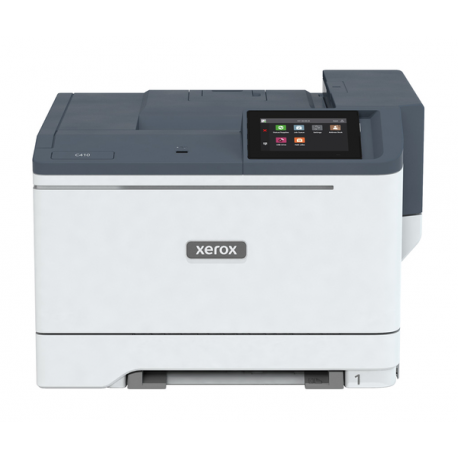 Xerox C410V / DN - Printer - colour - Duplex - laser - A4 / Legal - 1200 x 1200 dpi - up to 40 ppm (mono)  /  up to 40 ppm (colour) - capacity: 251 sheets - USB, Gigabit LAN, USB 2.0 host - 0