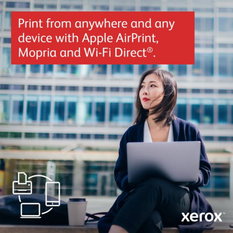 Xerox C410V / DN - Printer - colour - Duplex - laser - A4 / Legal - 1200 x 1200 dpi - up to 40 ppm (mono)  /  up to 40 ppm (colour) - capacity: 251 sheets - USB, Gigabit LAN, USB 2.0 host - 6
