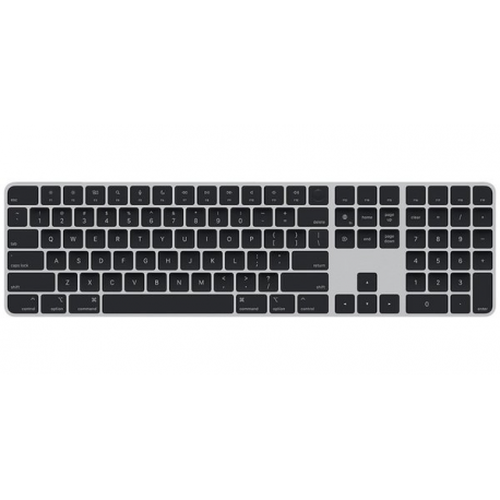 Apple Magic Keyboard with Touch ID and Numeric Keypad - Keyboard - USB-C - wireless - Bluetooth - QWERTY - Swedish - black keys - 0