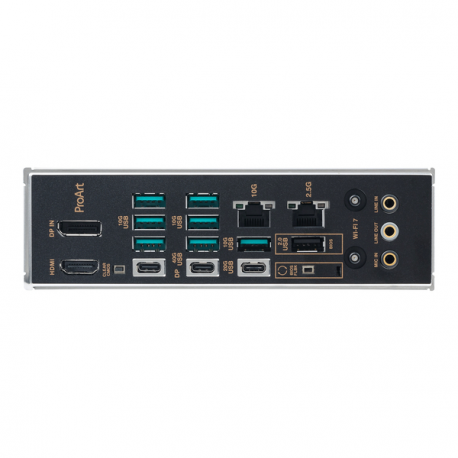ASUS ProArt X870E-CREATOR WIFI - Motherboard - ATX - Socket AM5 - AMD X870E Chipset - USB4, USB-C 3.2 Gen 2x2, USB 3.2 Gen 2, USB 3.2 Gen 1 - Wi-Fi 7, 10 Gigabit LAN, Bluetooth - onboard graphics (CPU required) - HD Audio (8-channel) - 2