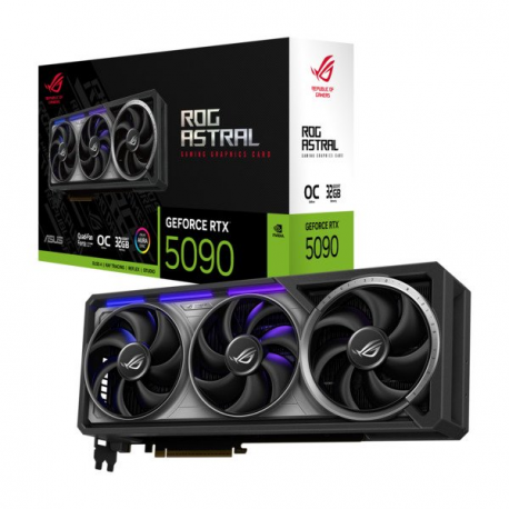 ASUS ROG Astral GeForce RTX 5090 32GB - OC Edition - graphics card - GeForce RTX 5090 - 32 GB GDDR7 - PCI Express 5.0 - 2 x HDMI, 3 x DisplayPort - multicolour - 0