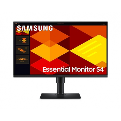 Samsung S24D406GAU - S40GD Series - LED monitor - 24" - 1920 x 1080 Full HD (1080p) @ 100 Hz - IPS - 250 cd / m² - 1000:1 - 5 ms - 2xHDMI, DisplayPort - speakers - black - 3