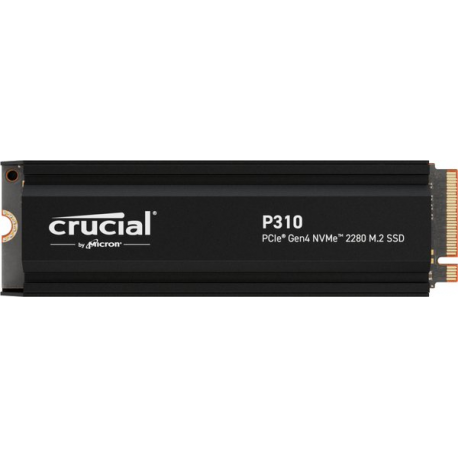 Crucial P310 - SSD - 1 TB - internal - M.2 2280 - PCIe 4.0 x4 (NVMe) - integrated heatsink - 0