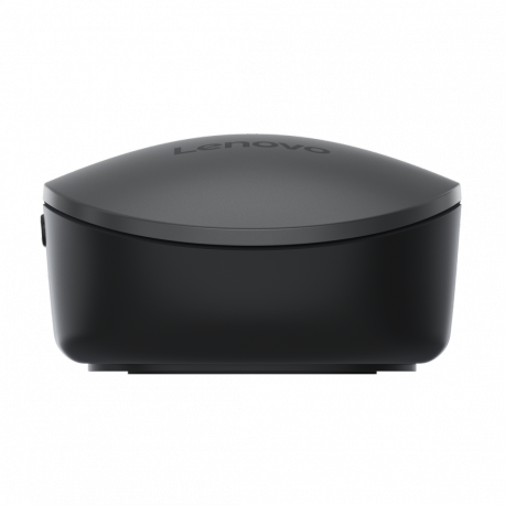 Lenovo Multi-Device - X9 Edition - mouse - right and left-handed - optical - 4 buttons - wireless - 2.4 GHz, Bluetooth 5.0 - USB-C wireless receiver - thunder gray (top), thunder black (bottom) - brown box - 8