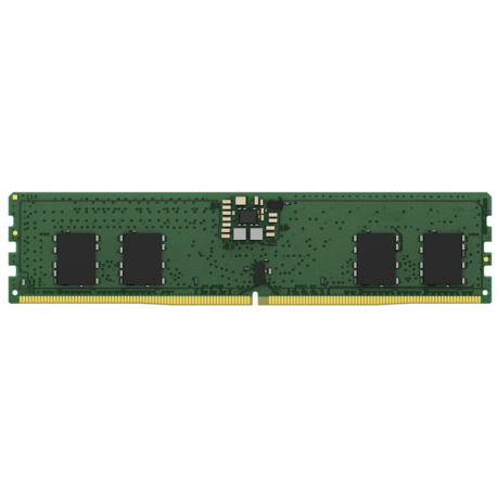Kingston ValueRAM - DDR5 - module - 8 GB - DIMM 288-pin - 3200 MHz - CL52 - 1.1 V - clocked unbuffered - on-die ECC - 0