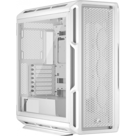 CORSAIR 5000T - Mid tower - extended ATX - windowed side panel (tempered glass) - no power supply (ATX) - white - USB/Audio - 0