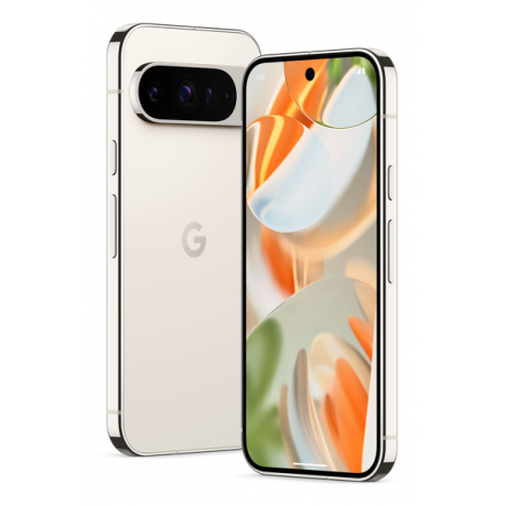 Google Pixel 9 Pro - 5G smartphone - dual-SIM - RAM 16 GB / Internal Memory 128 GB - OLED display - 6.3" - 1280 x 2856 pixels (120 Hz) - 3x rear cameras 50 MP, 48 MP, 48 MP - front camera 42 MP - porcelain - 7