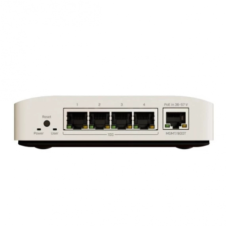 MikroTik CRS304-4XG-IN - Switch - 4 x 1 / 2.5 / 5 / 10GBase-T + 1 x 10 / 100 / 1000 (PoE) - desktop - PoE - 1