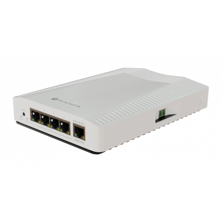 MikroTik CRS304-4XG-IN - Switch - 4 x 1 / 2.5 / 5 / 10GBase-T + 1 x 10 / 100 / 1000 (PoE) - desktop - PoE - 6