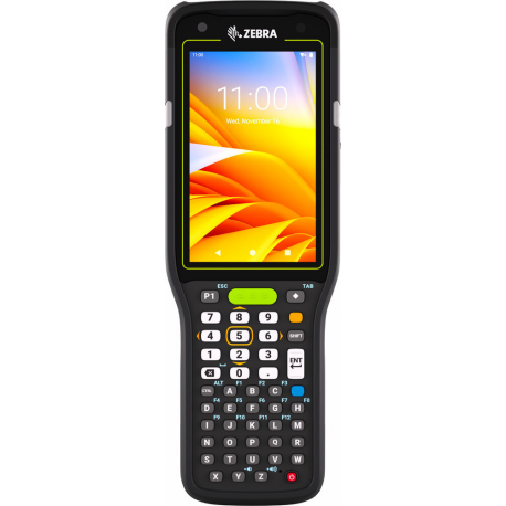 Zebra MC3400 - Data collection terminal - rugged - Android - 128 GB UFS card - 4" colour (800 x 480) - rear camera + front camera - barcode reader - (2D imager) - USB host - microSD slot - Wi-Fi 6E, Bluetooth, NFC - 0