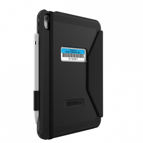 OtterBox Defender Series - Flip cover for tablet - rugged - black - for Apple 10.9-inch iPad (10th generation) - 2