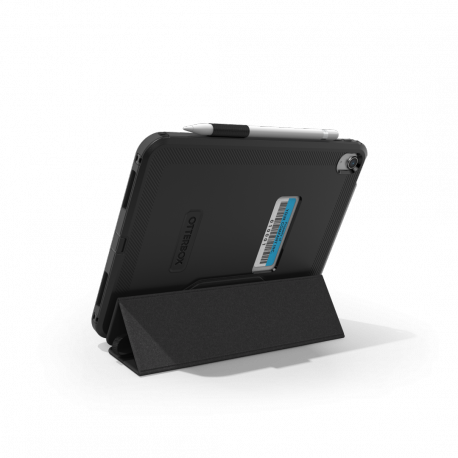 OtterBox Defender Series - Flip cover for tablet - rugged - black - for Apple 10.9-inch iPad (10th generation) - 8