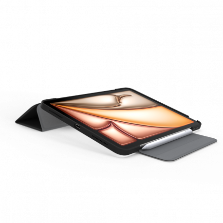 OtterBox Symmetry Series - Flip cover for tablet - black - for Apple 11-inch iPad Air - 6