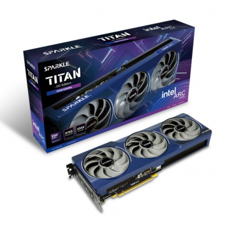 SPARKLE Intel Arc B580 TITAN OC - Graphics card - Arc B580 - 12 GB GDDR6 - PCIe 4.0 x8 - 3 x DisplayPort, HDMI - 0