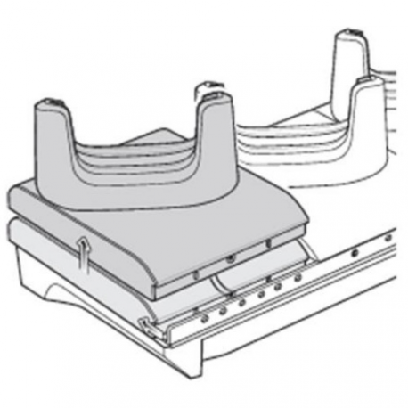 TC22/TC27 Charge and Communications  Ethernet  Cradle Cup, Includes one user swappable cup with shims pre-installed, - 1
