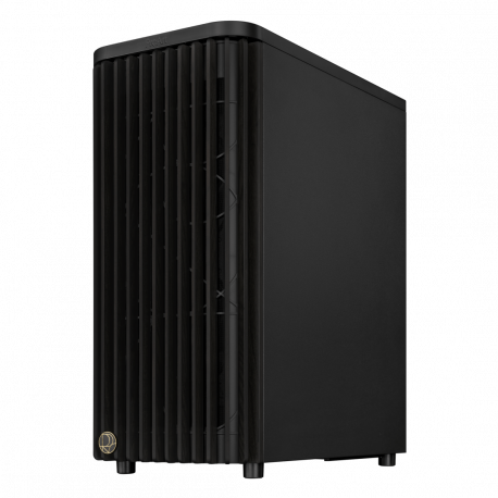 ASUS ProArt PA401 - Wood Edition - mid tower - ATX - windowed side panel (tempered glass) - no power supply - USB / Audio - 2