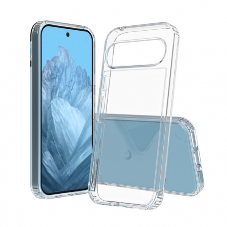 Screenor - Back cover for mobile phone - thermoplastic polyurethane (TPU) - clear - for Google Pixel 9, 9 Pro - 2