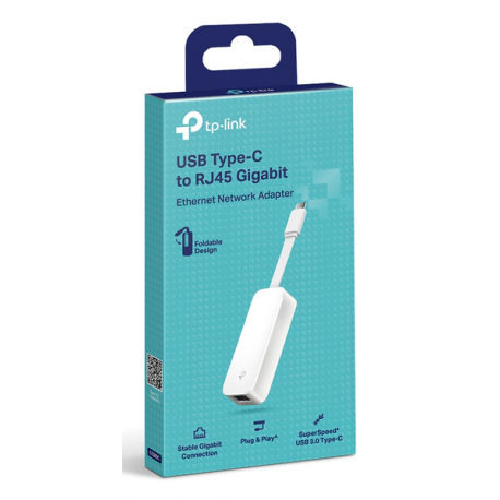 TP-Link UE330C V1 - Hub - USB-C, with Gigabit Ethernet - 3 x SuperSpeed USB 3.0 + 1 x 1000Base-T - desktop - 6