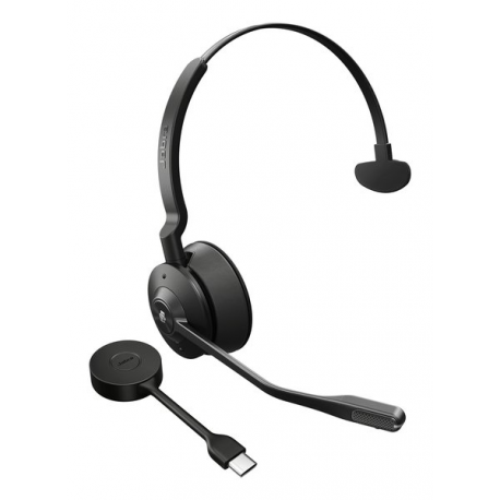 Jabra Engage 55 SE Mono - Headset - on-ear - DECT - wireless - USB-C via DECT adapter - Certified for Microsoft Teams - 4