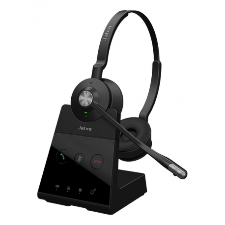 Jabra Engage 65 SE Stereo - Headset - on-ear - DECT - wireless - Zoom Certified, UC certified, Google Meet Certified, Amazon Chime Certified, Works With Chromebook Certified, Certified for Microsoft Teams Open Office - 0
