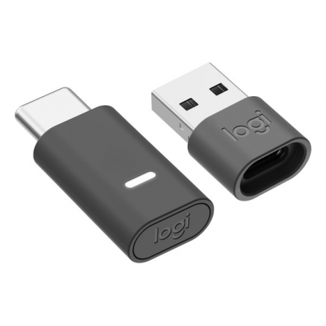 Logitech Zone 305 - Headset - on-ear - Bluetooth - wireless - USB-C via Bluetooth adapter - noise isolating - Certified for Zoom Rooms, Google Meet Certified, Works With Chromebook Certified, Works With Google Voice - 2
