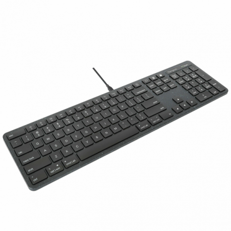 Targus EcoSmart - Keyboard - full size - antimicrobial - USB - QWERTY - Nordic - black - 13