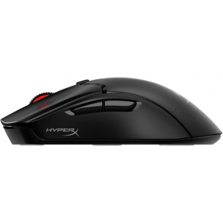 HyperX Pulsefire Haste 2 - Mouse - optical - 6 buttons - wireless, wired - 2.4 GHz, Bluetooth 5.2, USB 2.0 - USB wireless receiver - black - 4