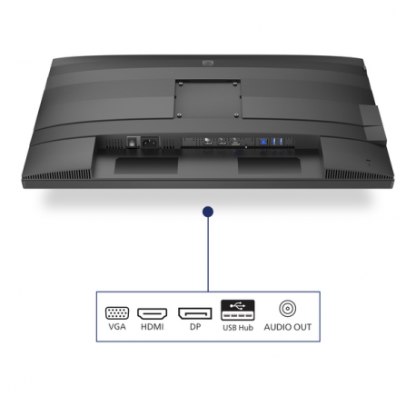 Philips 27B2G5200 - LED monitor - 27" - 1920 x 1080 Full HD (1080p) @ 100 Hz - IPS - 1500:1 - HDMI, VGA, DisplayPort - speakers - charcoal, silver - 12