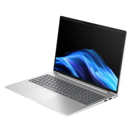 HP EliteBook 6 G1i Notebook AI - 177-degree hinge design - Intel Core Ultra 7 - 255U / up to 5.2 GHz - Win 11 Pro - Intel Graphics - 16 GB RAM - 512 GB SSD NVMe - 16" IPS 1920 x 1200 - Gigabit Ethernet - Wi-Fi 7, Bluetooth - pike silver aluminium - kbd: Pan Nordic - 4