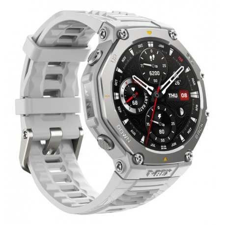 Amazfit T-Rex 3 - Smart watch with strap - liquid silicone - wrist size: 145-210 mm - display 1.5" - Bluetooth, Wi-Fi - 68.3 g - haze grey - 1