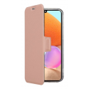 Screenor Clever - Flip cover for mobile phone - eco-leather, thermoplastic polyurethane (TPU) - rose - for Samsung Galaxy A36, A56