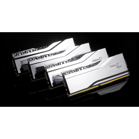 G.Skill Trident Z5 Royal - DDR5 - kit - 64 GB: 2 x 32 GB - DIMM 288-pin - 6400 MT / s - CL32 - 1.4 V - unbuffered - on-die ECC - silver - 3