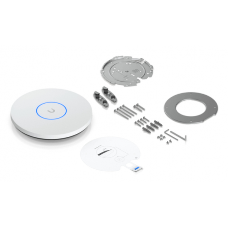 Ubiquiti UniFi U7-PRO - Radio access point - 2.5GbE, 5GbE, 10GbE, Wi-Fi 7 - Wi-Fi 7 - 2.4 GHz, 5 GHz, 6 GHz - wall / ceiling mountable - 2