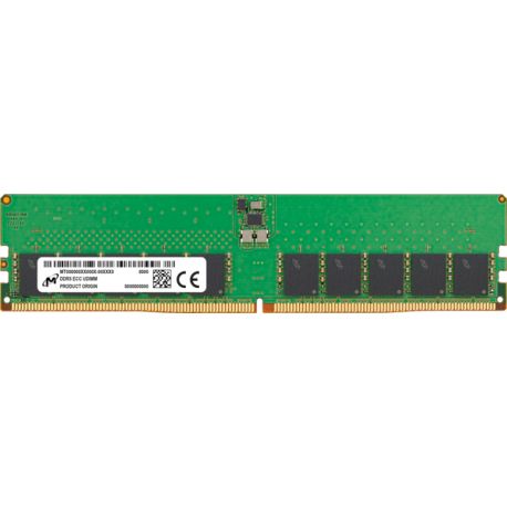 Micron - DDR5 - module - 32 GB - DIMM 288-pin - 5600 MHz / PC5-44800 - CL46 - 1.1 V - unbuffered - ECC - 0