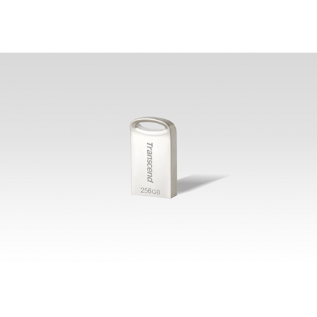 Transcend JetFlash 710 - USB flash drive - 256 GB - USB 3.1 Gen 1 - silver - 2
