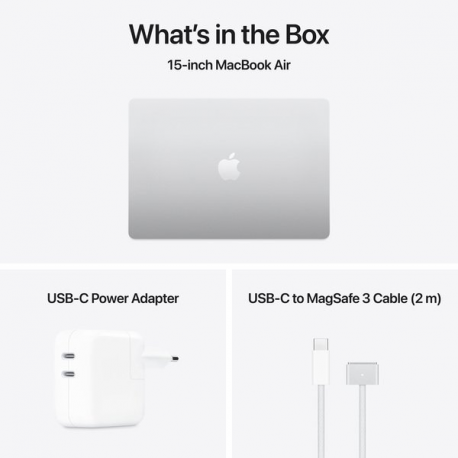 Apple MacBook Air - M4 - Apple M4 10-core - 16 GB RAM - 256 GB SSD - 15.3" IPS 2880 x 1864 (WQXGA+) - Wi-Fi 6E, Bluetooth - silver - kbd: Swedish / Finnish - 10