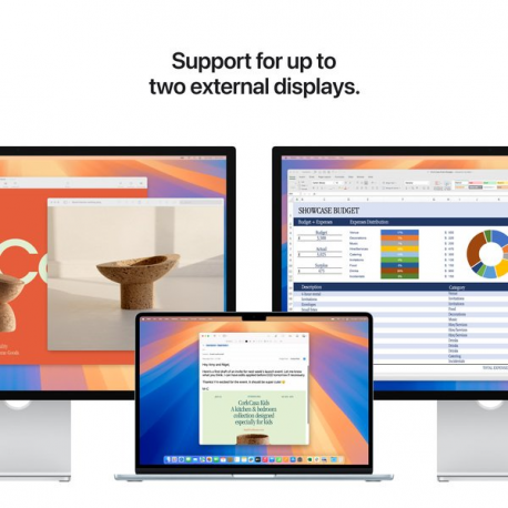 Apple MacBook Air - M4 - Apple M4 10-core - 24 GB RAM - 512 GB SSD - 15.3" IPS 2880 x 1864 (WQXGA+) - Wi-Fi 6E, Bluetooth - sky blue - kbd: Swedish / Finnish - 8