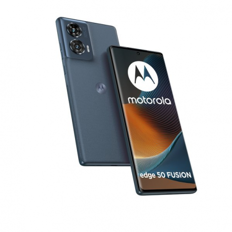Motorola Edge 50 Fusion - 5G smartphone - dual-SIM - RAM 12 GB / Internal Memory 256 GB - pOLED display - 6.7" - 2400 x 1080 pixels (144 Hz) - 2x rear cameras 50 MP, 13 MP - front camera 32 MP - forest blue - 12