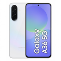 Samsung Galaxy A36 - 5G smartphone - dual-SIM - RAM 6 GB / Internal Memory 128 GB - OLED display - 6.7" - 2340 x 1080 pixels (120 Hz) - 3x rear cameras 50 MP, 8 MP, 5 MP - front camera 12 MP - awesome white